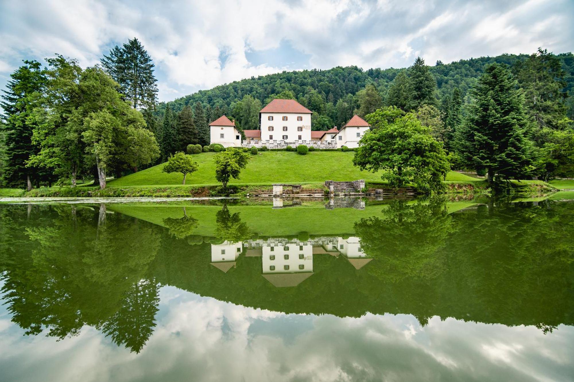 Grad Strmol Villa Cerklje na Gorenjskem Exterior foto